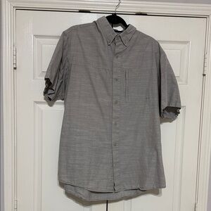 Men's Hobbs Creek Gray Button-Up Shirt